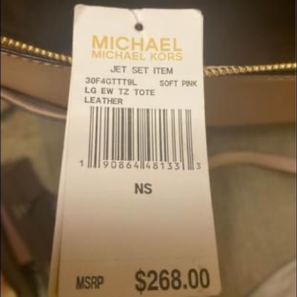 MICHAEL KORS LEATHER TOTE: LIKE NEW - Picture 2 of 4